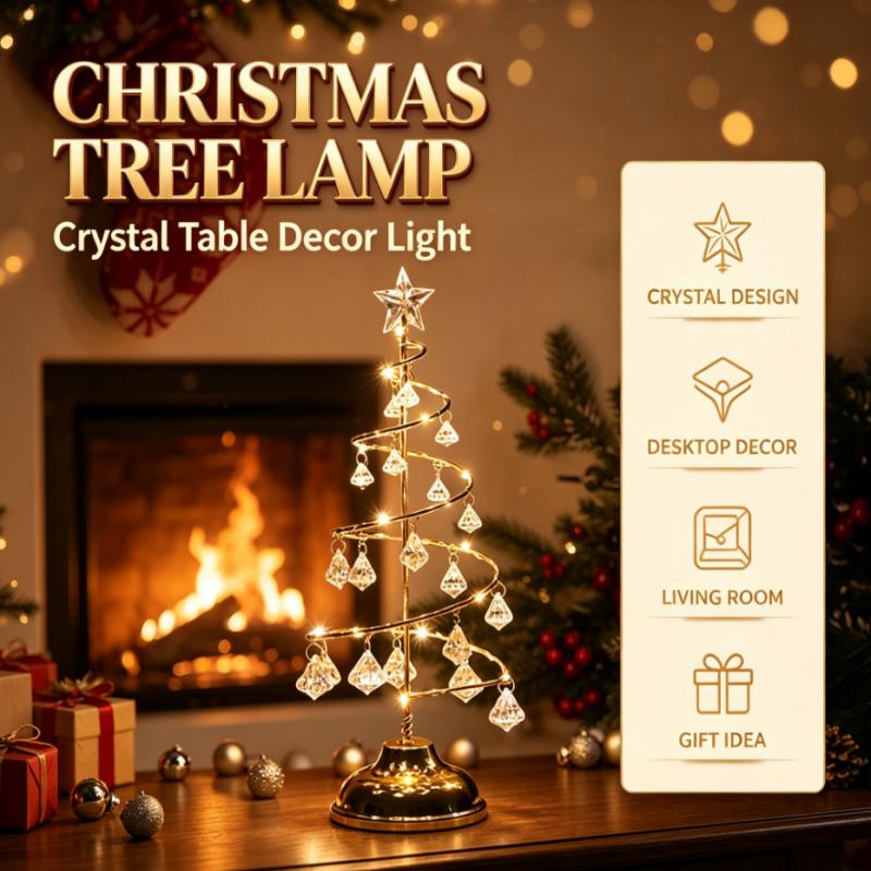 Star Tree Topper - Lampe de table en forme de